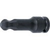 Douille Ã  embouts Ã  choc longueur 75 mm 12 5 mm 1/2" six pans intÃ©rieurs avec tÃªte sphÃ©rique 15 mm