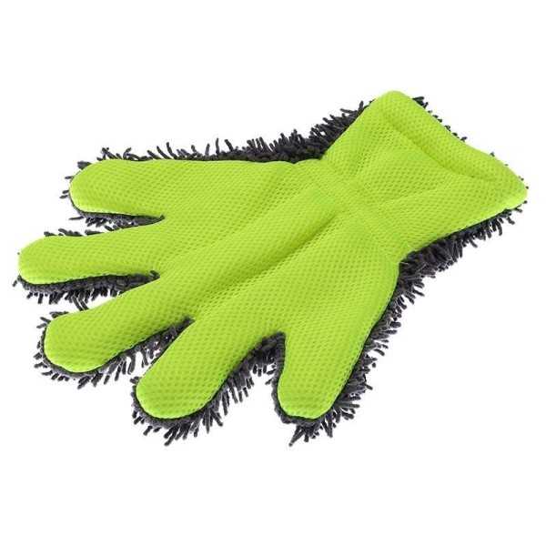 Gant microfibre chenille + maille