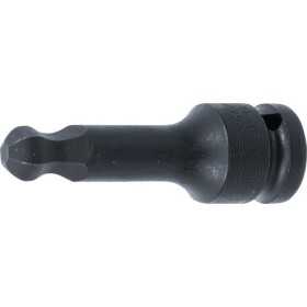 Douille Ã  embouts Ã  choc longueur 75 mm 12 5 mm 1/2" six pans intÃ©rieurs avec tÃªte sphÃ©rique 12 mm