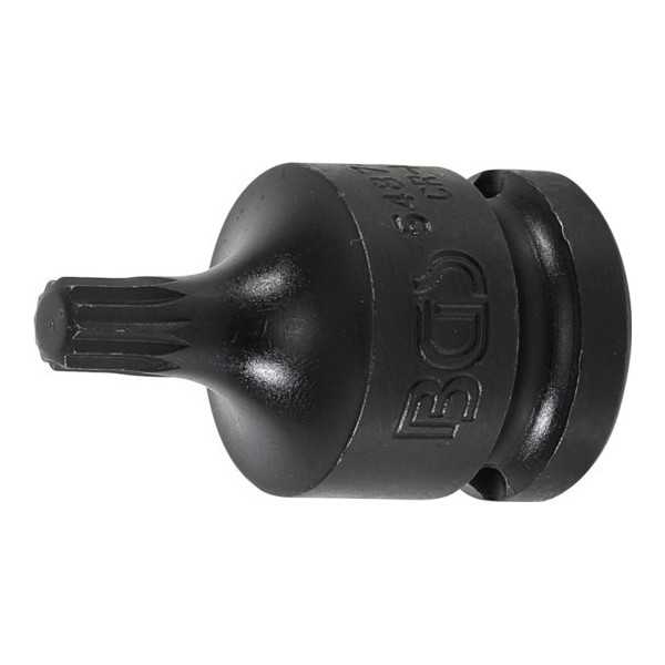 Douille Ã  embouts Ã  choc longueur 43 mm 12 5 mm 1/2" denture multiple intÃ©rieure pour XZN M8