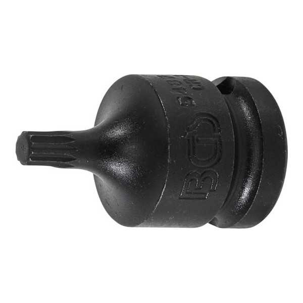 Douille Ã  embouts Ã  choc longueur 43 mm 12 5 mm 1/2" denture multiple intÃ©rieure pour XZN M6