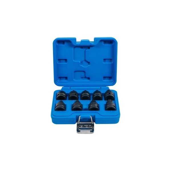 Douille Ã  embouts Ã  choc 12 5 mm 1/2" denture multiple intÃ©rieure pour XZN M4 â€“ M16 9 piÃ¨ces