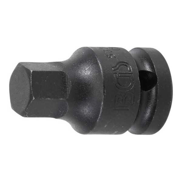 Douille Ã  embouts Ã  choc longueur 42 mm 12 5 mm 1/2" six pans intÃ©rieurs 14 mm