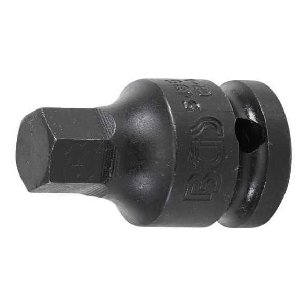 Douille Ã  embouts Ã  choc longueur 42 mm 12 5 mm 1/2" six pans intÃ©rieurs 13 mm