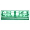 Cadre de plaque d'immatriculation vert métallisé |  | Support de Pl...