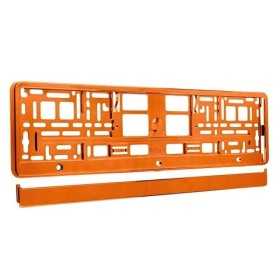 Cadre de plaque d'immatriculation orange mÃ©tallisÃ©