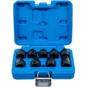 Jeu de douilles Ã  embouts Ã  choc 12 5 mm 1/2" six pans intÃ©rieurs 5 â€“ 19 mm 9 piÃ¨ces