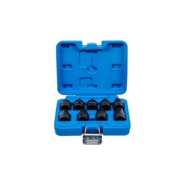 Jeu de douilles Ã  embouts Ã  choc 12 5 mm 1/2" six pans intÃ©rieurs 5 â€“ 19 mm 9 piÃ¨ces