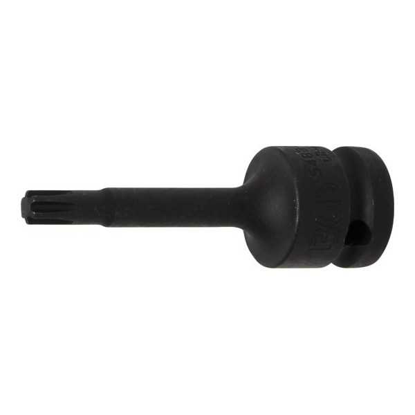 Douille Ã  embouts Ã  choc longueur 75 mm 12 5 mm 1/2" profil cannelÃ© pour RIBE M7