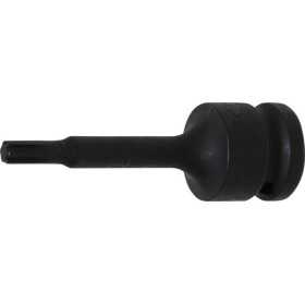 Douille Ã  embouts Ã  choc longueur 75 mm 12 5 mm 1/2" profil cannelÃ© pour RIBE M6