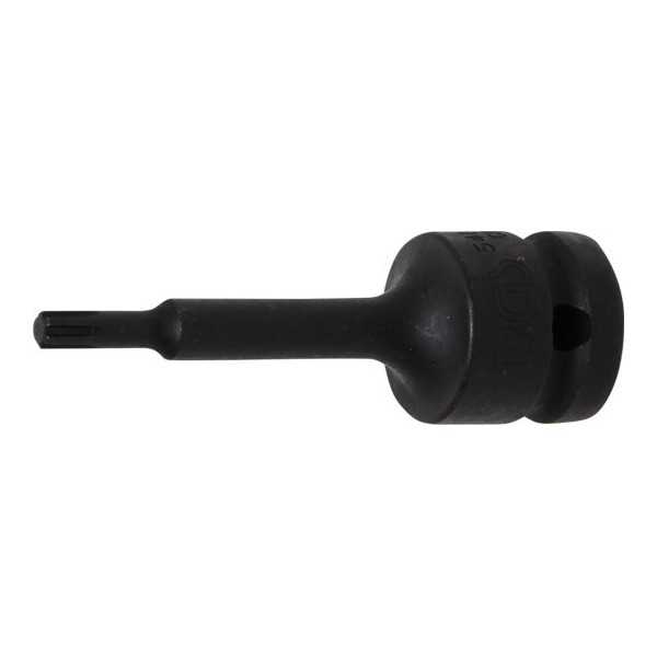 Douille Ã  embouts Ã  choc longueur 75 mm 12 5 mm 1/2" profil cannelÃ© pour RIBE M5