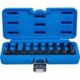 Jeu de douilles Ã  embouts Ã  choc 12 5 mm 1/2" Profil cannelÃ© pour Ribe M5 M14 9 piÃ¨ces