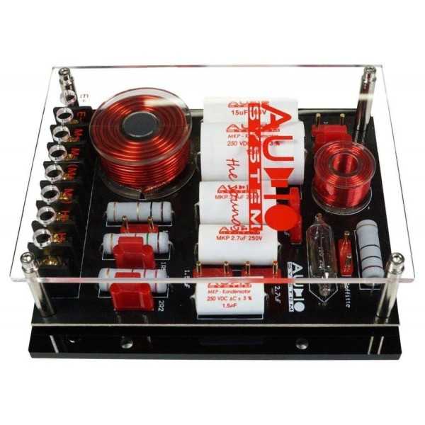Crossover haut de gamme à 2 voies (paire) | AudioSystem | Kit Alime...
