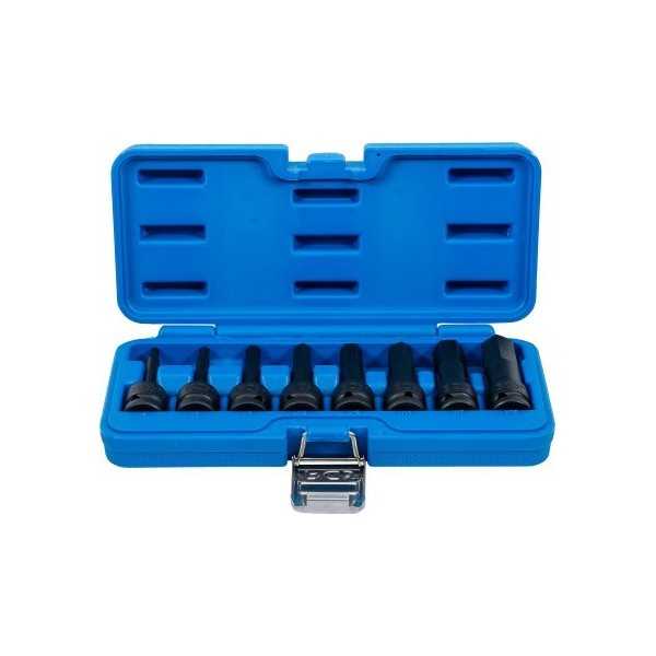 Jeu de douilles Ã  embouts Ã  choc 12 5 mm 1/2" six pans intÃ©rieurs 5 19 mm 8 piÃ¨ces