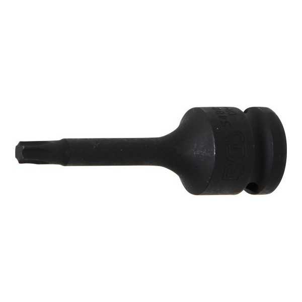 Douille Ã  embouts Ã  choc longueur 75 mm 12 5 mm 1/2" profil T pour Torx T40