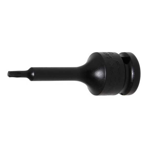 Douille Ã  embouts Ã  choc longueur 75 mm 12 5 mm 1/2" profil T pour Torx T20