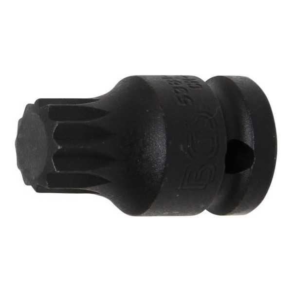 Douille Ã  embouts Ã  choc longueur 43 mm 12 5 mm 1/2" denture multiple intÃ©rieure pour XZN M18