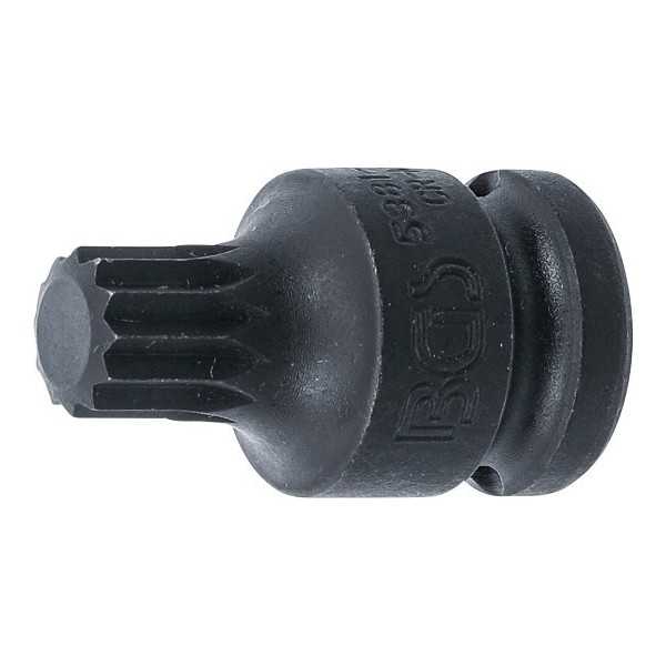 Douille Ã  embouts Ã  choc longueur 43 mm 12 5 mm 1/2" denture multiple intÃ©rieure pour XZN M14