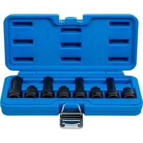 Jeu de douilles Ã  embouts Ã  choc 12 5 mm 1/2" Denture multiple intÃ©rieure pour XZN M12 M18 8 piÃ¨ces