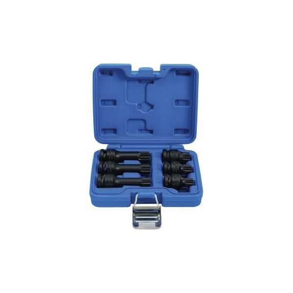 Jeu de douilles Ã  embouts Ã  choc 12 5 mm 1/2" Denture multiple intÃ©rieure pour XZN M14 M18 6 piÃ¨ces