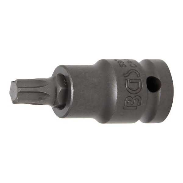 Douille Ã  embouts Ã  choc longueur 55 mm 12 5 mm 1/2" profil T pour Torx T50