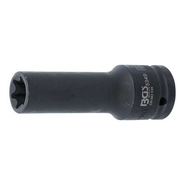 Douille Ã  choc profil E longue 20 mm 3/4" E24 mm