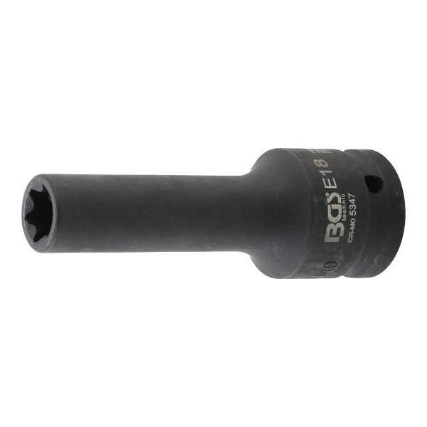 Douille Ã  choc profil E longue 20 mm 3/4" E18 mm