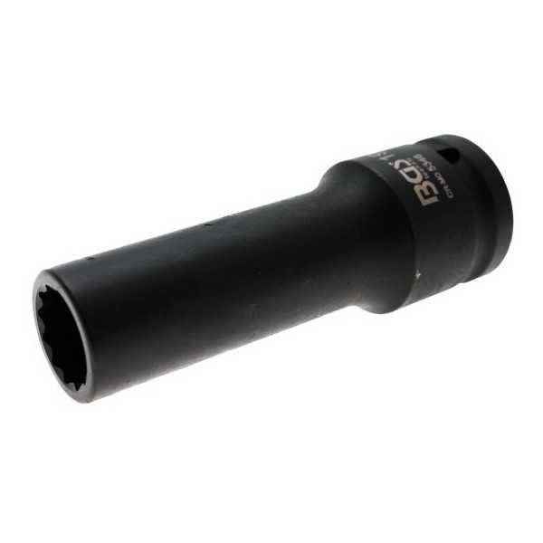Douille Ã  choc douze pans longue 20 mm 3/4" 19 mm