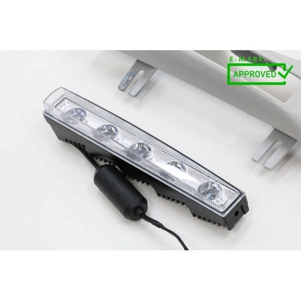 Phares Couvre feux diurnes LED DRL pour Mercedes Classe G W463 Chro...