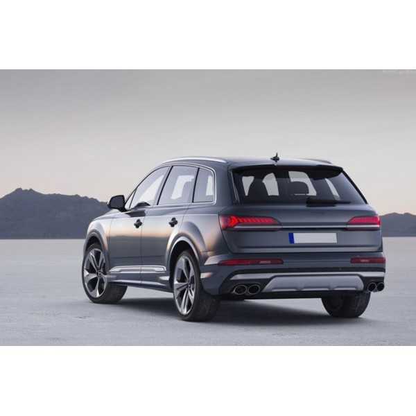 Diffuseur de cantonnière de pare-chocs arrière double sortie avec e...