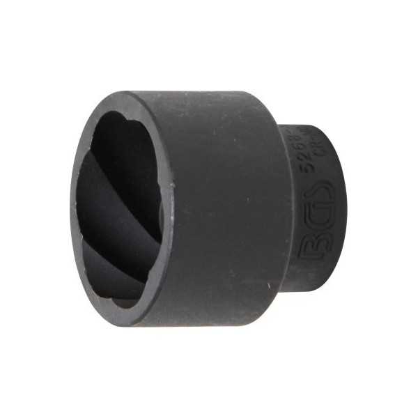 Douille spiralÃ©e/extracteur de vis 12 5 mm 1/2" 32 mm