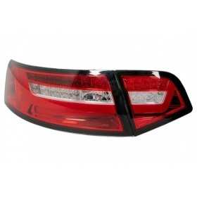 Feux ArriÃ¨res LED pour Audi A6 4F2 C6 Limo 08-11 Rouge Clair Facelift Look Clignotants Dynamiques