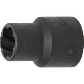 Douille spiralÃ©e/extracteur de vis 12 5 mm 1/2" 12 mm