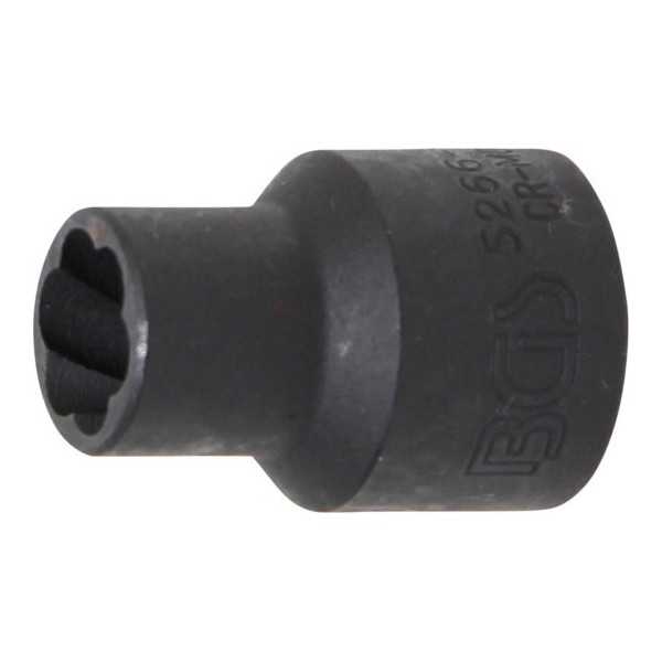 Douille spiralÃ©e/extracteur de vis 12 5 mm 1/2" 11 mm