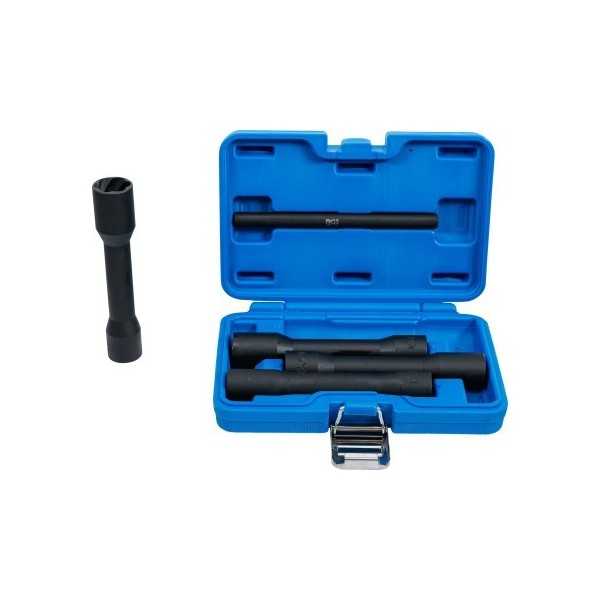 Jeu de douilles spiralÃ©es/extracteur de vis long 12 5 mm 1/2" 17 22 mm 5 piÃ¨ces