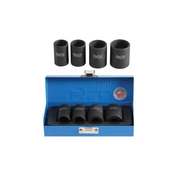 Jeu de douilles spiralÃ©es/extracteur de vis 12 5 mm 1/2" 17 26 mm 4 piÃ¨ces