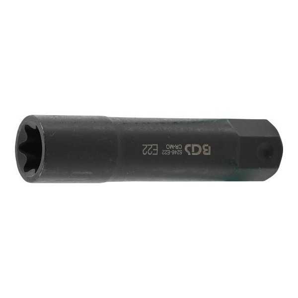 Douille de clÃ© Ã  douilles profil E extra longue 22 mm E22