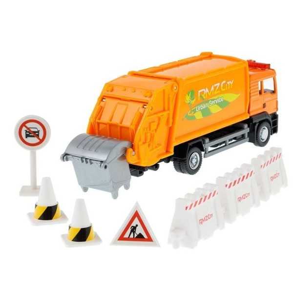 Modèle 1:64, Camion poubelle RMZ City MAN + accessoires | RMZ CITY ...