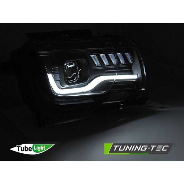 CHEVROLET CAMARO 09-13 TUBE LIGHT SEQ NOIR | tuning tec | Phare Avant