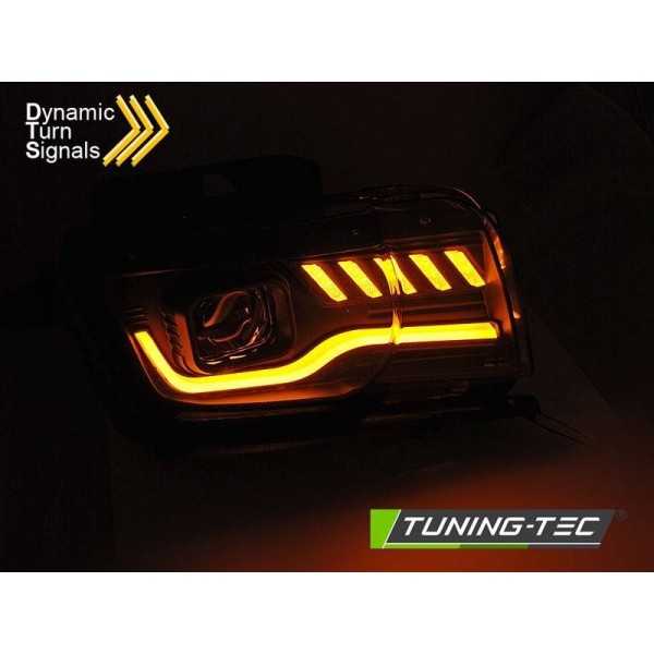 CHEVROLET CAMARO 09-13 TUBE LIGHT SEQ NOIR | tuning tec | Phare Avant