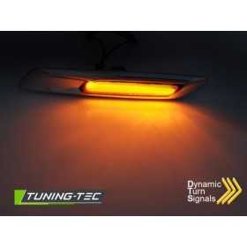 SIDE DIRECTION SILVER SMOKE SEQ LED pour BMW F10/F11 10-13 | tuning...