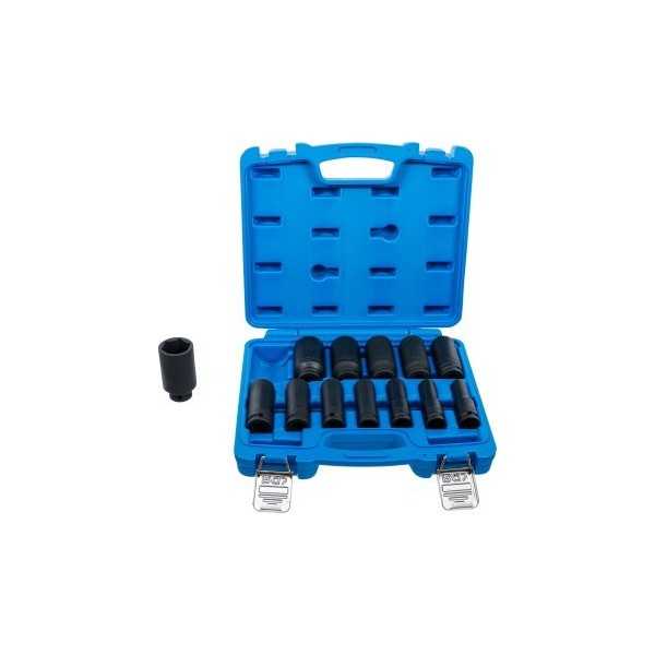 Jeu de douilles Ã  choc six pans longues 12 5 mm 1/2" pouce 13 piÃ¨ces