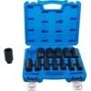 Jeu de douilles Ã  choc six pans longues 12 5 mm 1/2" pouce 13 piÃ¨ces