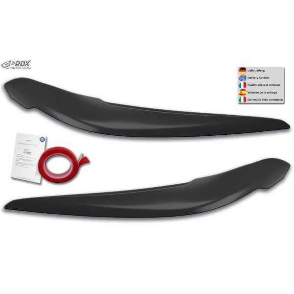 RDX Caches phares pour BMW Série 1 F20 / F21 (2015-2019) Light Brow...