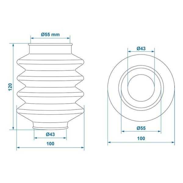 Soufflet pour commande de frein |  | Accessoires divers