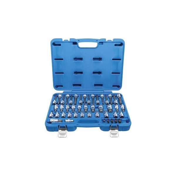 Jeu de douilles Ã  embouts 12 5 mm 1/2" 8 mm 5/16" 49 piÃ¨ces