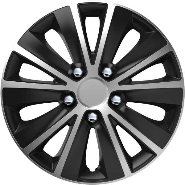 JEU D'ENJOLIVEURS 16'' NEBRASKA NC SILVER/BLACK