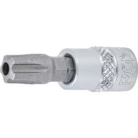 Douille Ã  embouts 6 3 mm 1/4" profil TS pour Torx Plus avec perÃ§age TS45