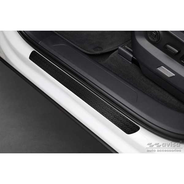 Seuil de porte universel noir mat