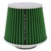 FILTRE A AIR CHROME VERT UNIV + 4 BAGUES